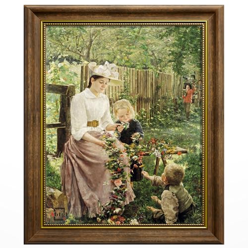 Abtgt Vintage Style 11x14 Picture Frame, Made of Tempered Real Glass for Tabletop or Wall Mount, 11x14 Photo Frame for Home Decor, Brown. - Image 1