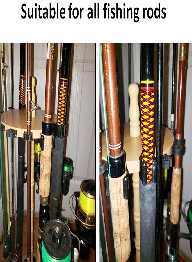 Pmsanzay Universal Kayak Paddle Clip - 4 Pack, Deck Mounted / Track Mounted, Fishing Net Clip, Fishing Rod Organizer, Nylon, Green - Image 5