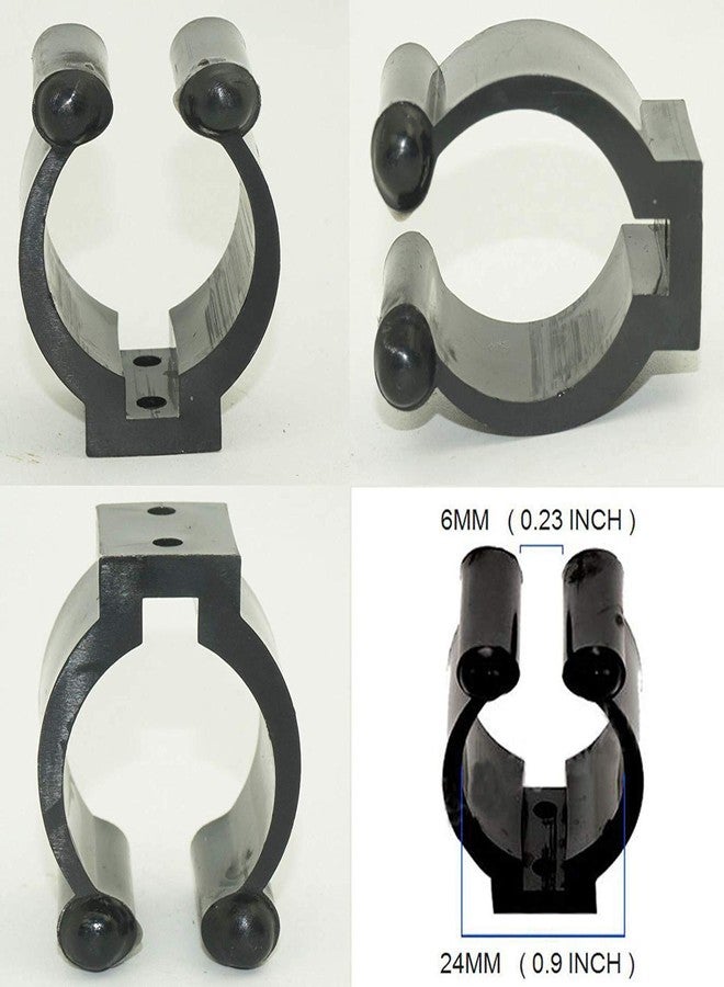 Pmsanzay Universal Kayak Paddle Clip - 4 Pack, Deck Mounted / Track Mounted, Fishing Net Clip, Fishing Rod Organizer, Nylon, Green - Image 2