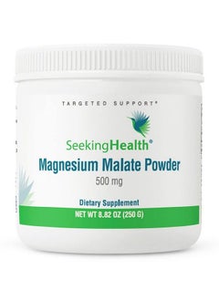Magnesium Malate Powder 500 Mg Dimagnesium Malate Supplement To Support Sleep And Balanced Mood Highabsorption Chelated Magnesium Vegan And Vegetarian (100 Servings)