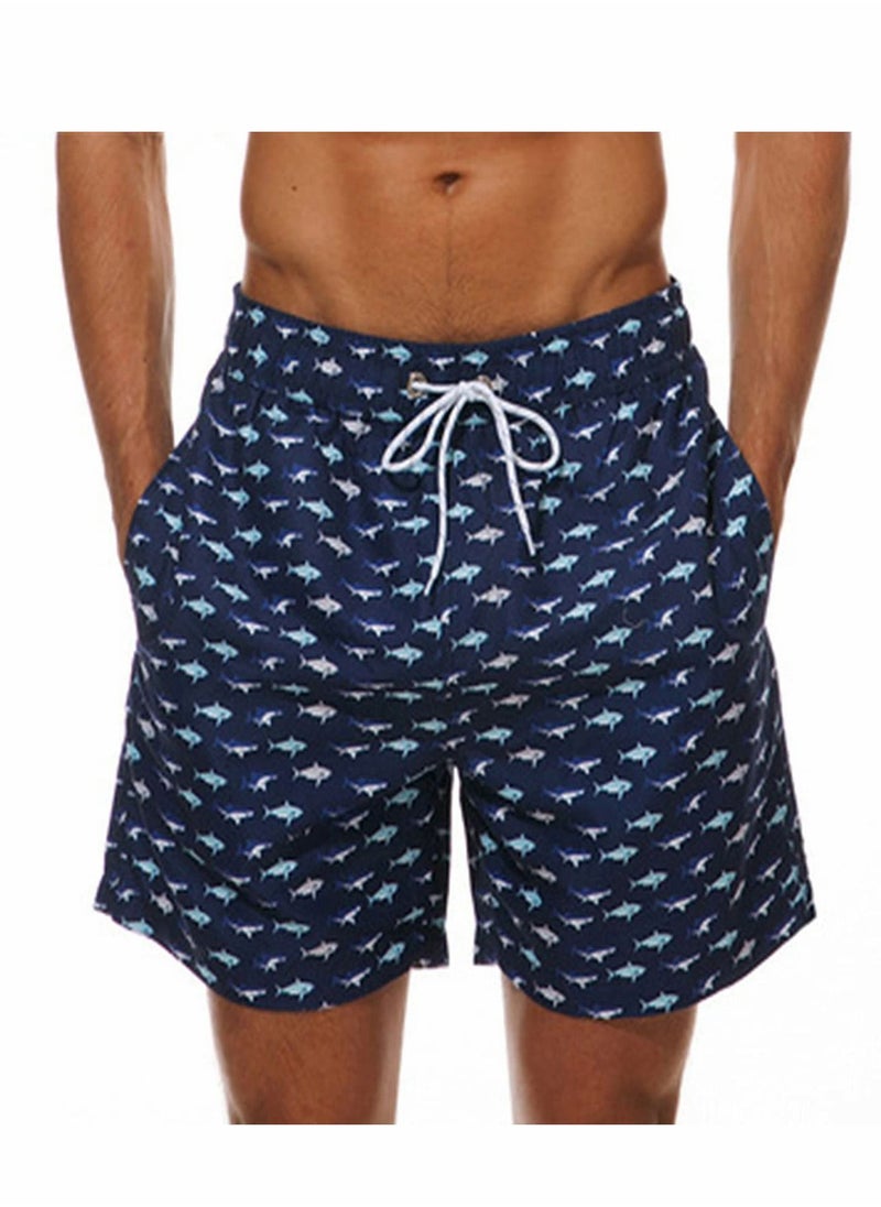 Y&D - Swim Trunks Men's Quick Dry Athletic Swimwear Shorts with Mesh Lining and PocketsSwim Elastic Waist Drawstring - Image 1