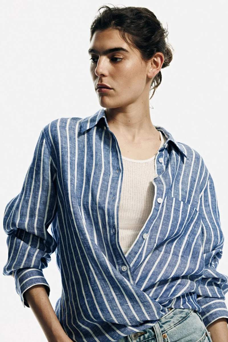 H&M  Linen shirt for Women | Best Price UAE
