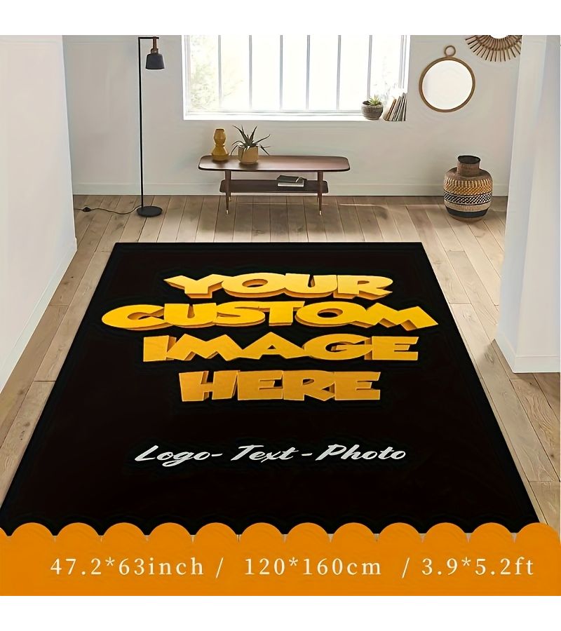 Personalized Photo Custom Doormat 120x160cm Machine Washable Polyester - Image 4