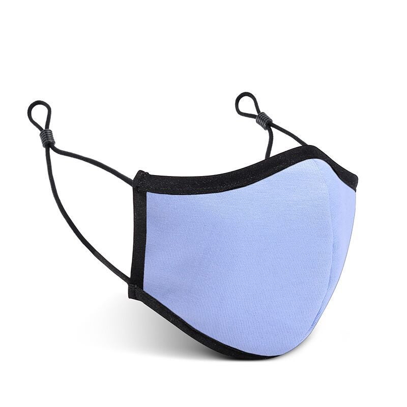 Silver Ion Antibacterial Cotton Mask 99% Protection Macaron Blue Macaron Blue