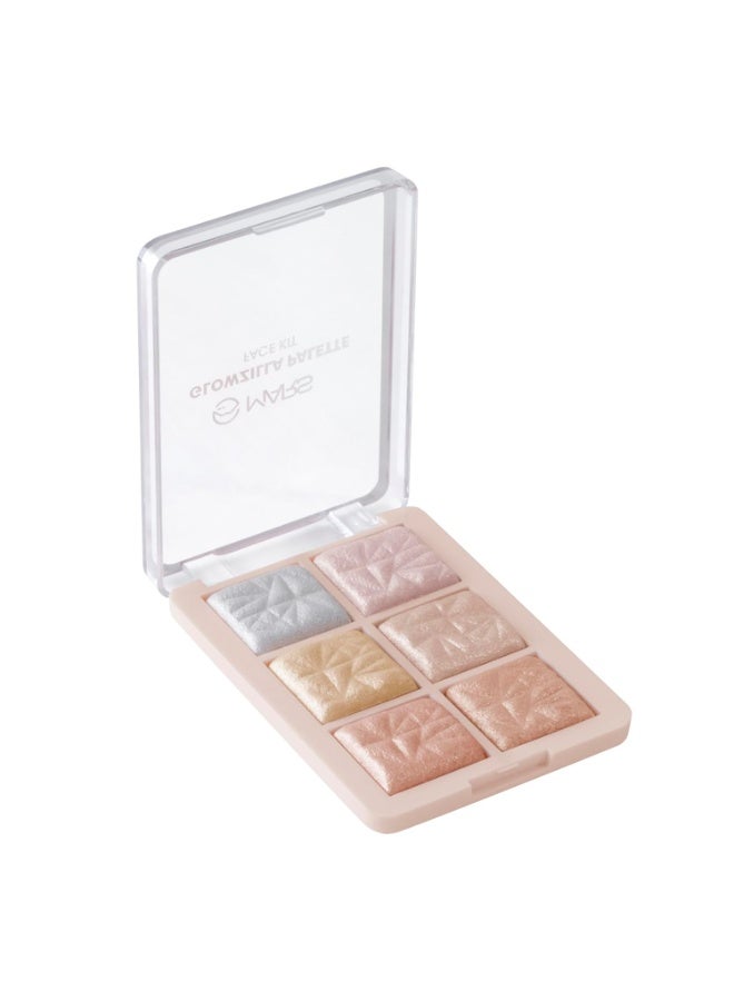 مارس لوحة هايلايتر مارس غلوزيلا بستة ألوان | سهلة الدمج وطويلة الأمد | توهج ساطع (١٢ غرامًا) (اللون: ٠١) - Image 2