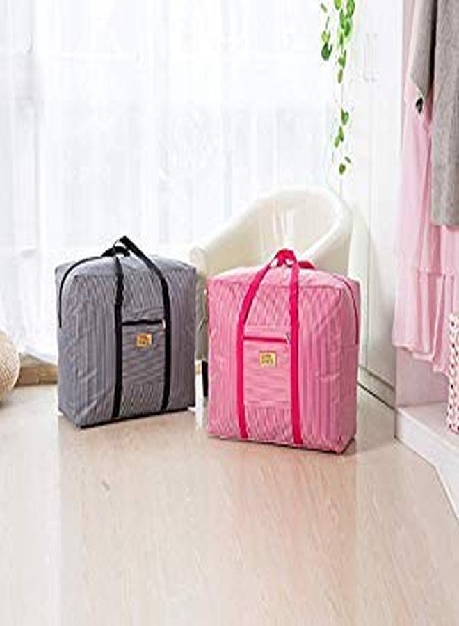 myzon Foldable Reusable Large Carry Tote Bag & Waterproof Shoulder Hand Duffel Bag - Image 3