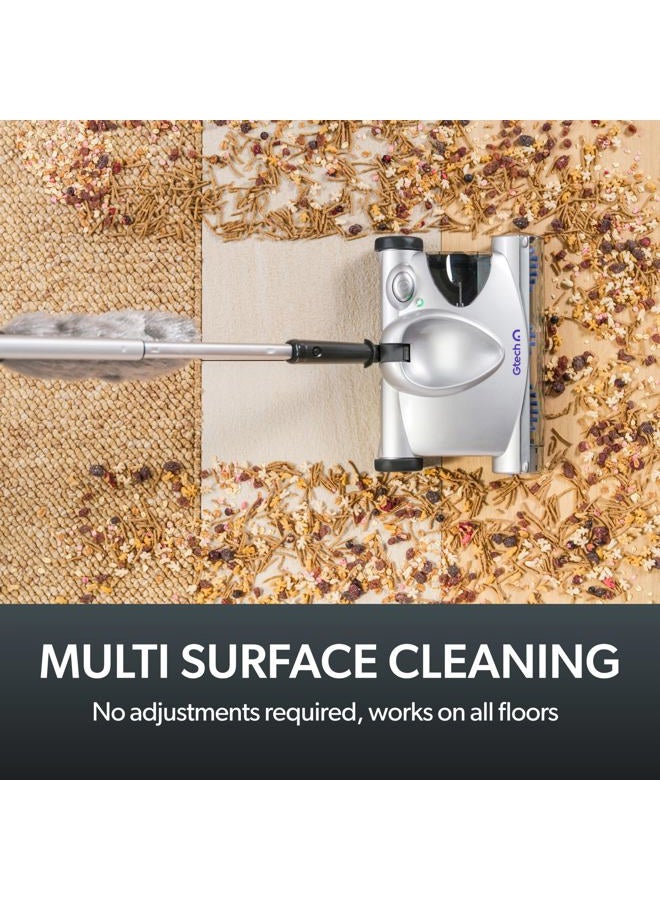 Gtech SW02 Carpet Sweeper | Cordless | Lightweight | Low Profile | Up to 60 mins Runtime, Silver/Grey - Image 4