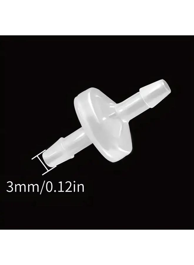 10Pcs 3mm One Way Check Valve Non Return For Water Fuel Oil Air Gas - Image 1