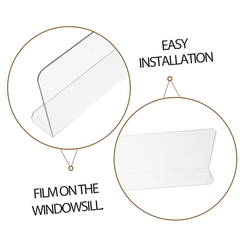 Transparent Pet Window Protectors 4Pcs Chew Resistant Covers for Dogs and Cats - Image 4