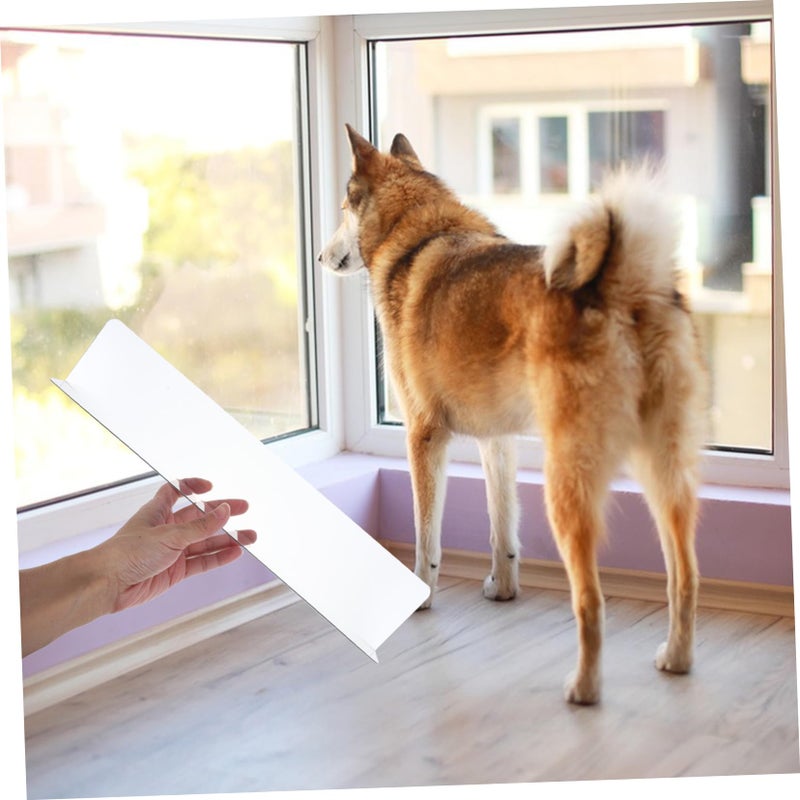 Transparent Pet Window Protectors 4Pcs Chew Resistant Covers for Dogs and Cats - Image 5