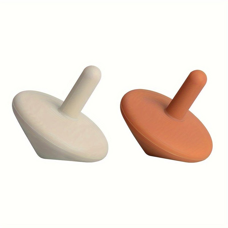 Morandi Color Silicone Spinning Top Toy Family Party Halloween Gift - Image 5