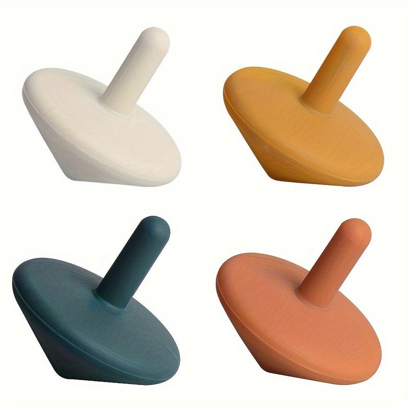 Morandi Color Silicone Spinning Top Toy Family Party Halloween Gift - Image 1