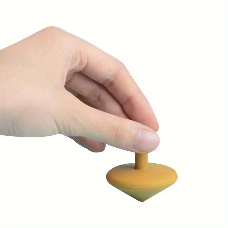 Morandi Color Silicone Spinning Top Toy Family Party Halloween Gift - Image 3