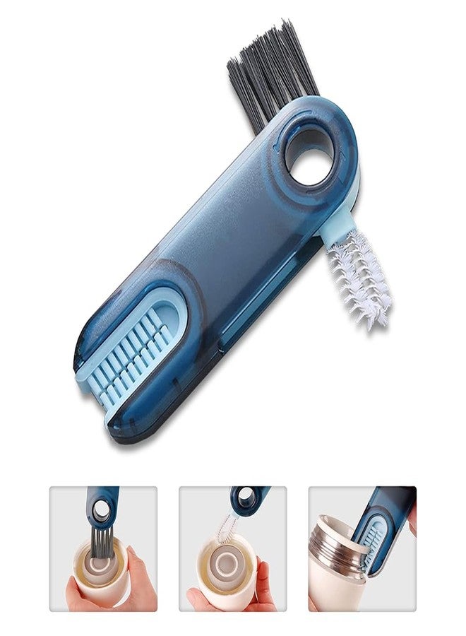 FreshDcart FDCA551 3 in 1 Cleaning Brush Water Bottle Cleaning Brush Mini U Shaped Silicone Cup Brush Multi-Function Cleaning Brush for Milk,Water Bottle (Multicolor,Pack of 1) - Image 2