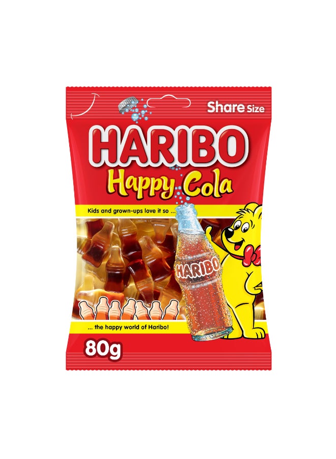 Haribo Happy Cola 80g - Image 1
