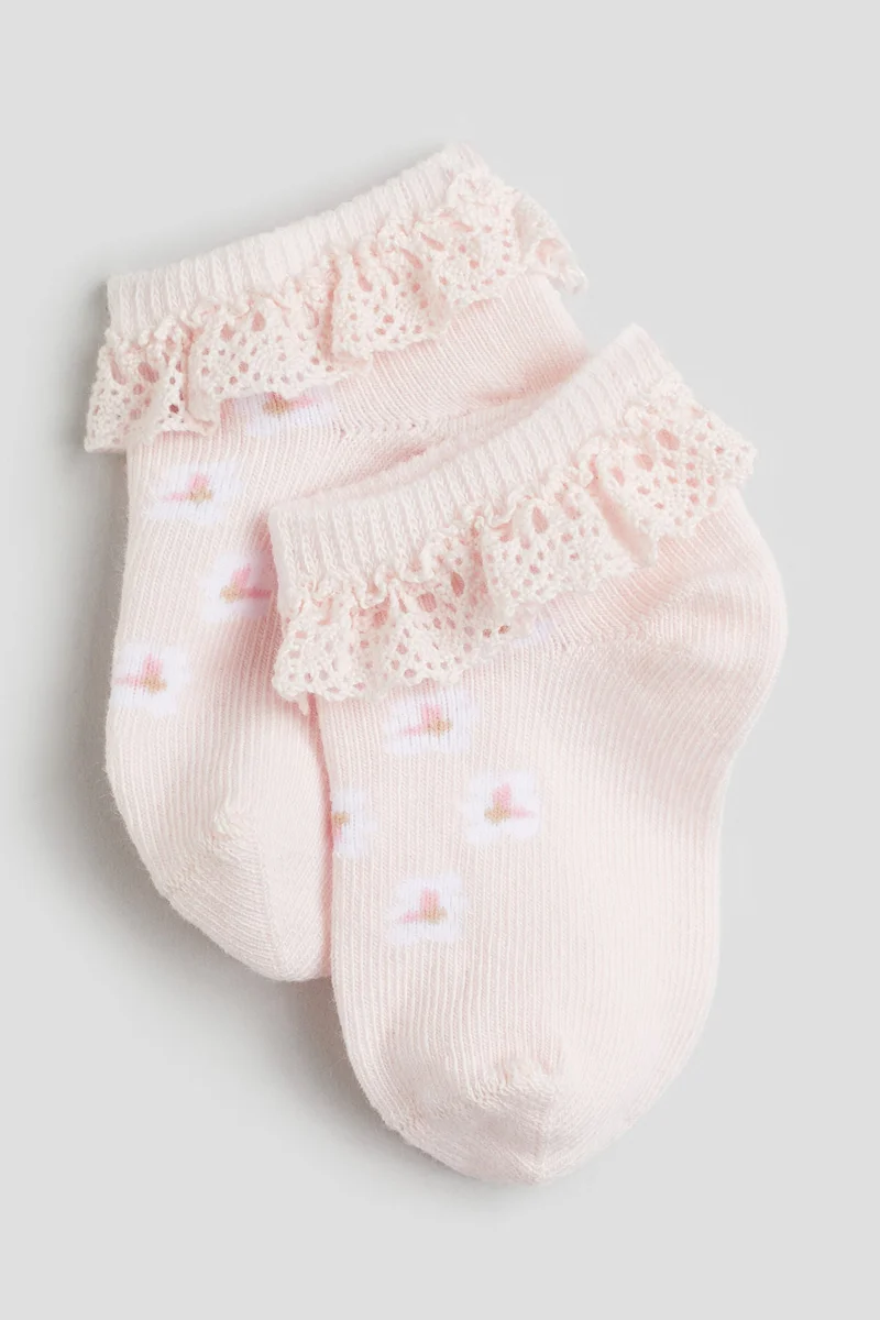 H&M 5-pack shaftless socks