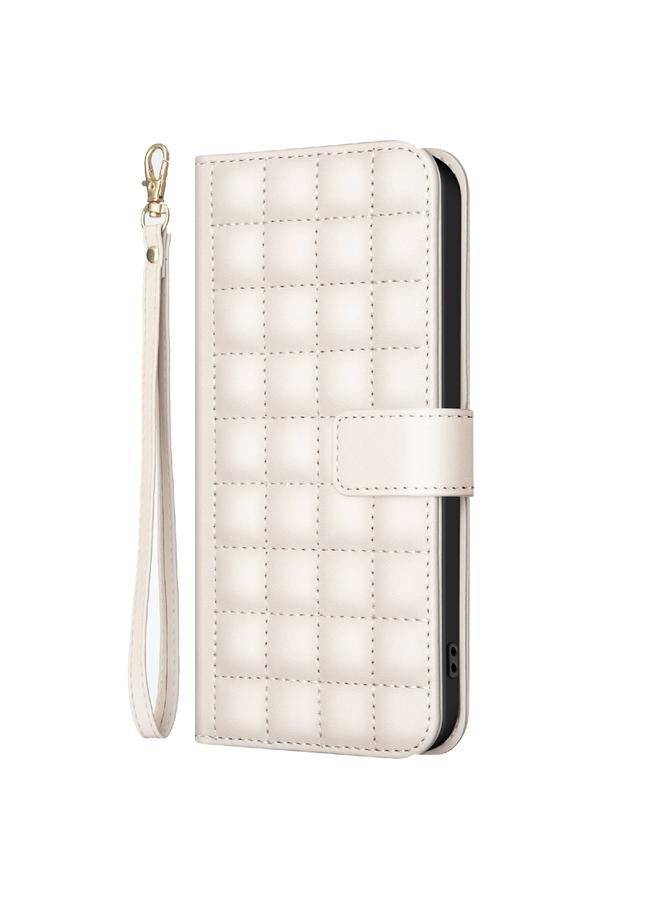 S-TOP Case For Samsung Galaxy A36 Square Texture Leather Phone Case - Image 2