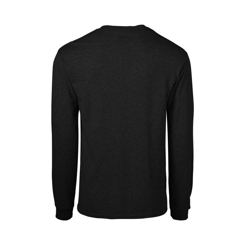 Soffe Men's Long-Sleeve Cotton T-Shirt, Black, Medium - Image 4