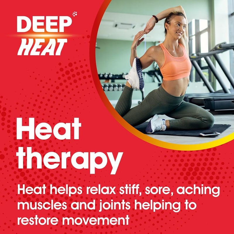 Deep Heat Pain Relief Heat Patch Muscular Aches Pains Joint Stiffness Pack of 4 Patches - Image 3