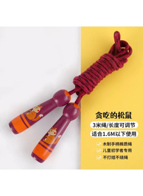 Ultraman Kids Jump Rope Adjustable for Beginners Greedy squirrel