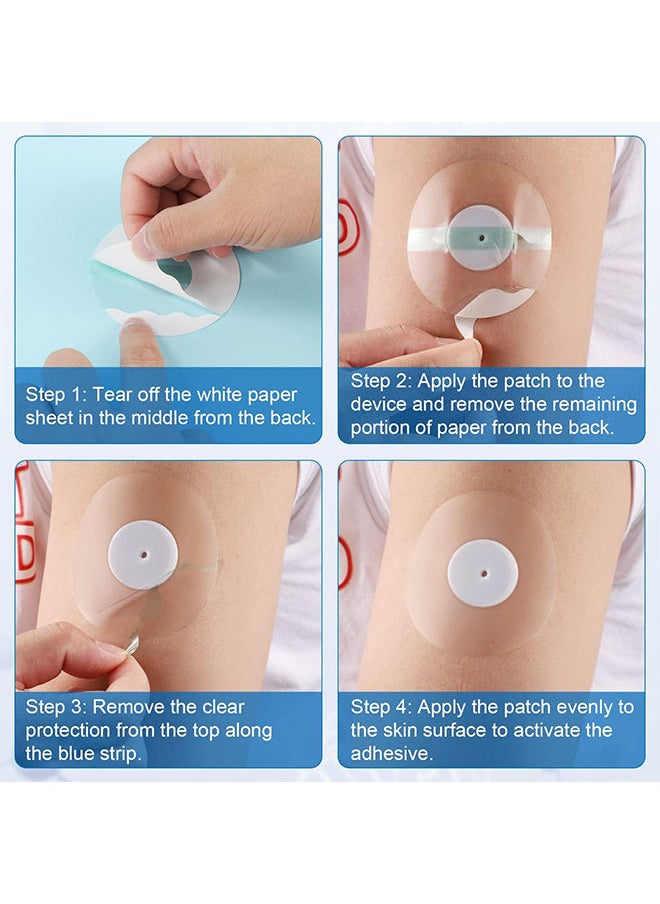 Depend - 30 Pack Libre Sensor Covers, Adhesive Waterproof Patches Transparent Breathable Sensor Fixing Stickers Anti-Drop Sports Non-Slip Patches - Image 1