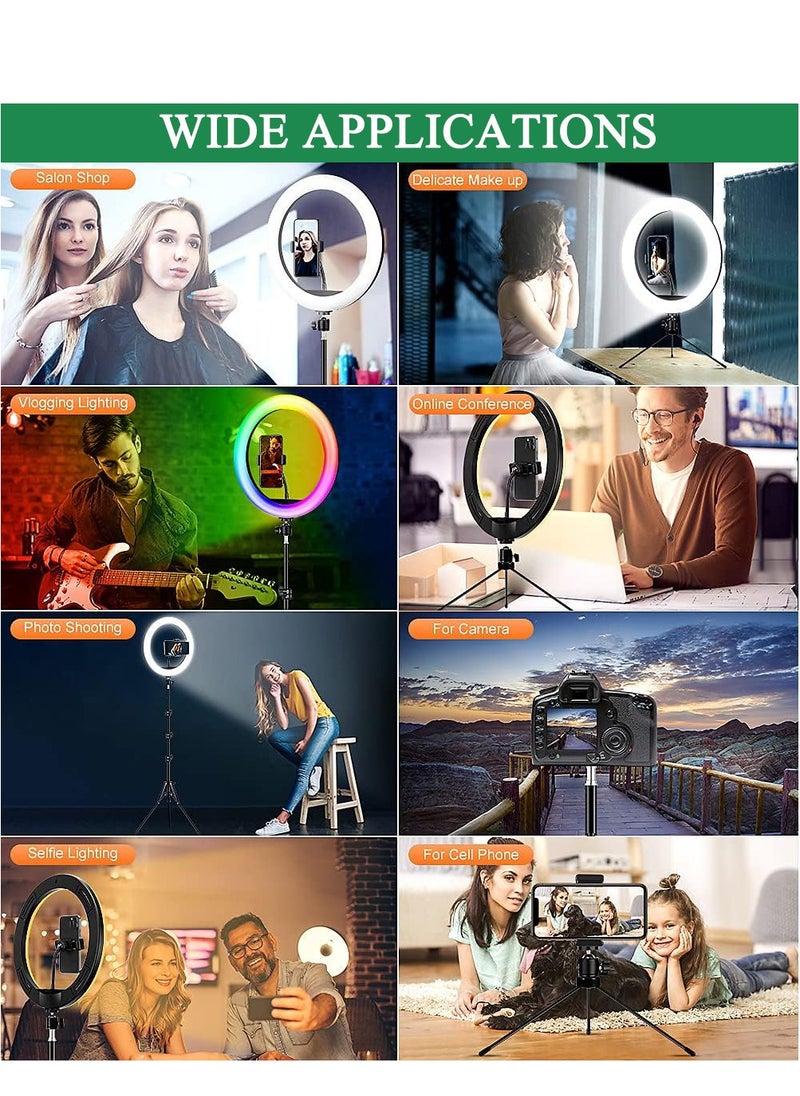 JUFU JUFU - Ring Light with Extendable Tripod Stand & Phone Holders - Image 1