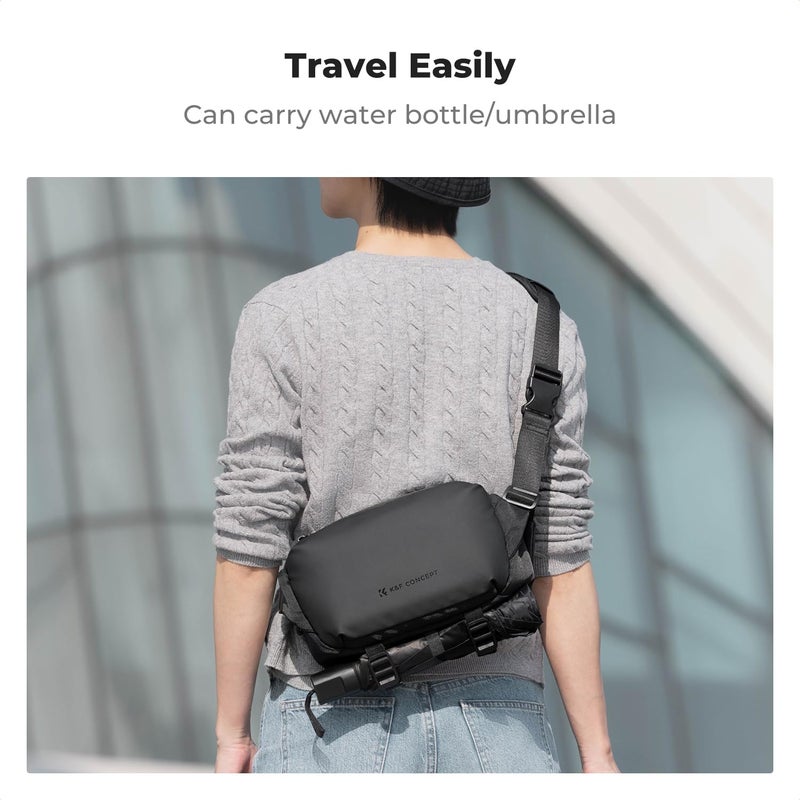 K&F Concept Small Sling Bag Everyday Shoulder Bag & Multifunction Photography Compact Crossbody Camera DSLR Portable Bag - Image 5