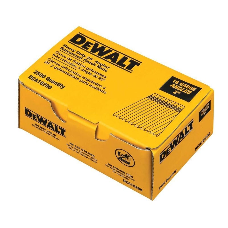 DeWalt DCA16200 2" Heavy Duty 20-Degree Angled Galvanized Finish Nails - Image 3