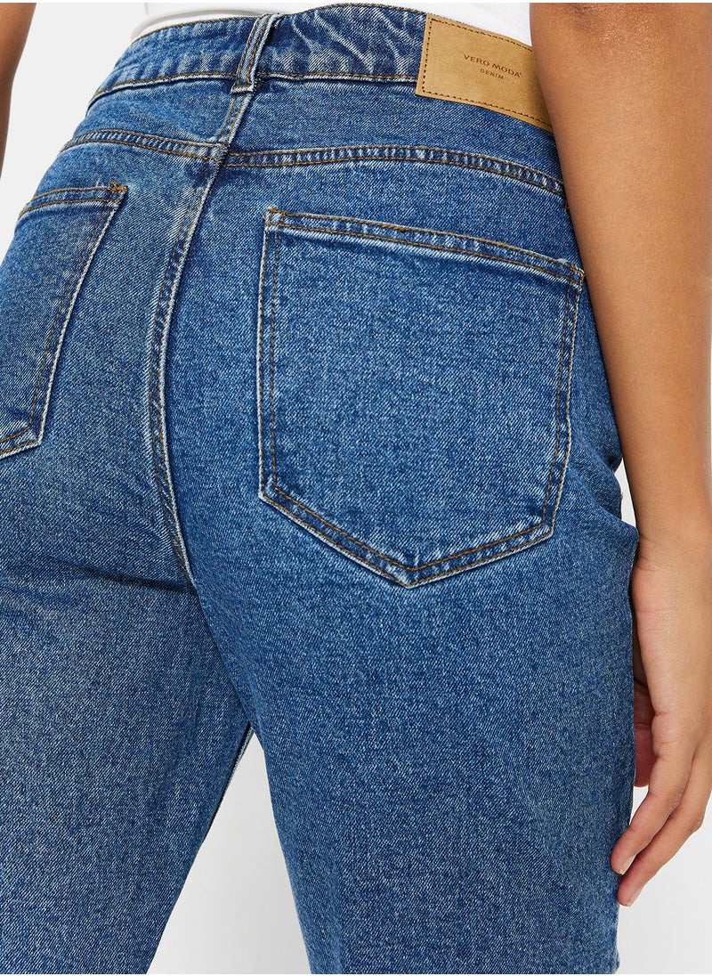 VERO MODA - Patch Straight Fit Jeans - Image 1