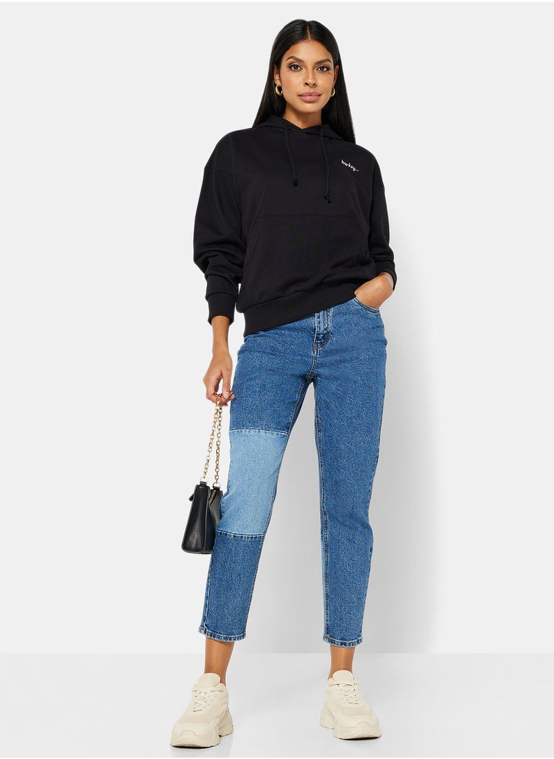 VERO MODA - Patch Straight Fit Jeans - Image 1