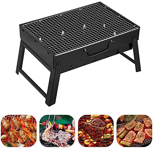 Honexa Honexa Barbecue Grill Charcoal Grill Folding Portable Lightweight Barbecue Grill Tools for Outdoor Grilling Cooking Camping Hiking Picnics Tailgating Backpacking Party 17x 116x 26  - Image 3