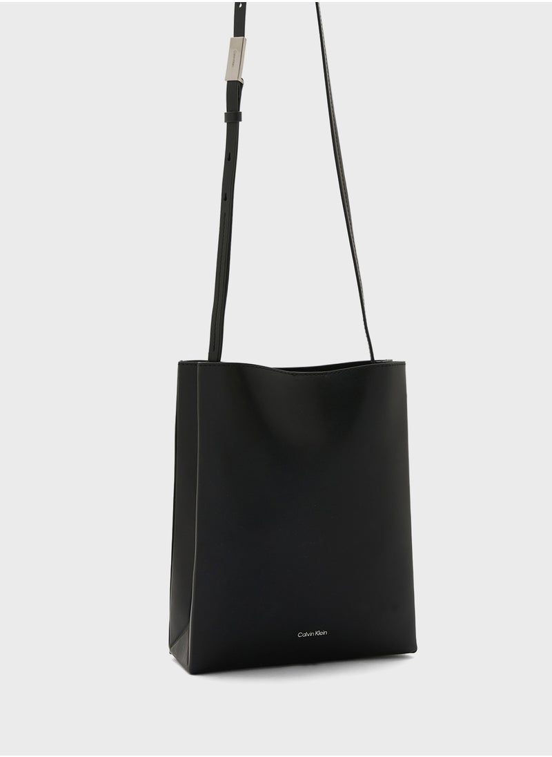 CALVIN KLEIN Line Leather Crossbody  - Image 3
