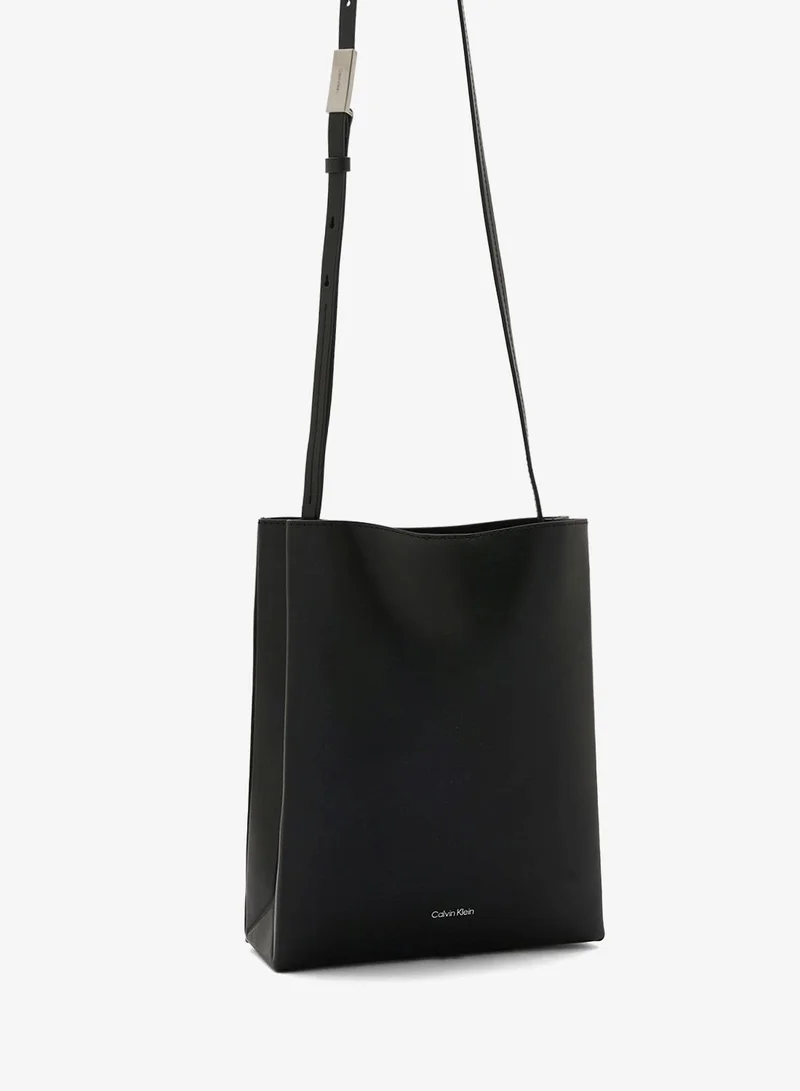 CALVIN KLEIN  Line Leather Crossbody for Women | Best Price UAE