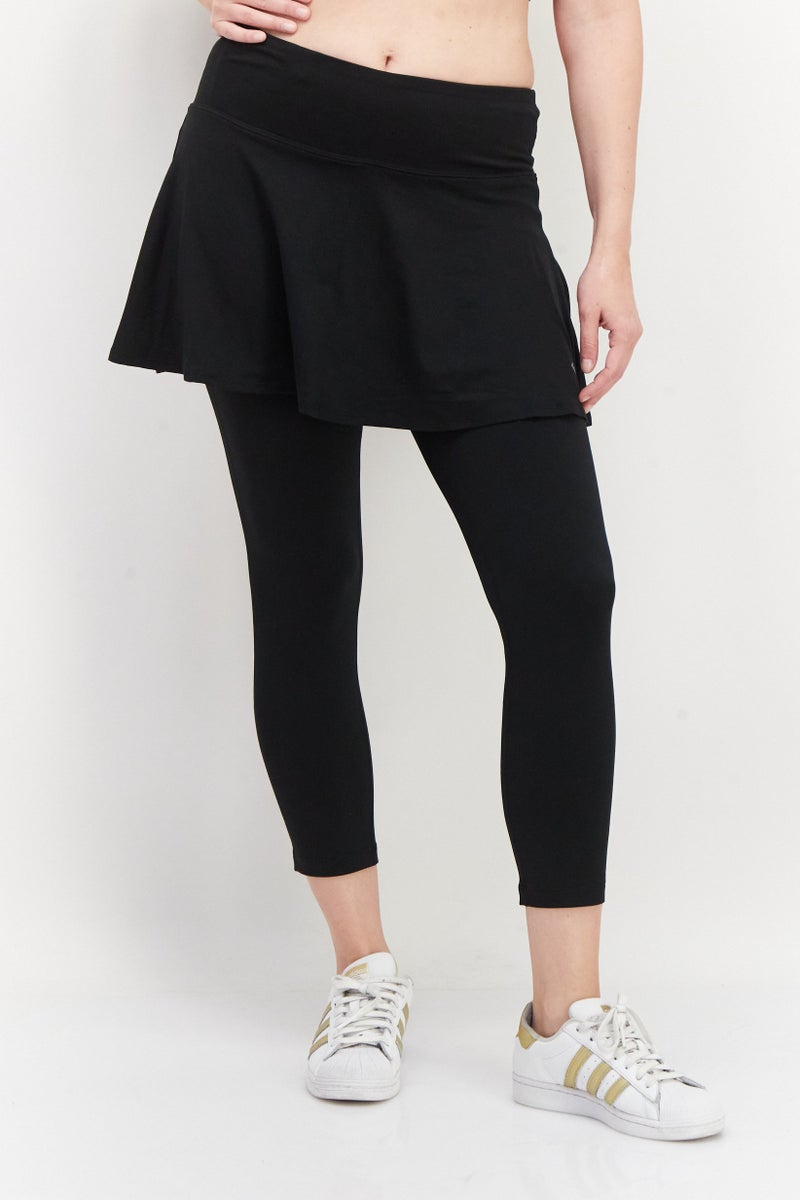 EVERLAST بنطال رياضي نسائي ضيق للتمرين، أسود - Image 1