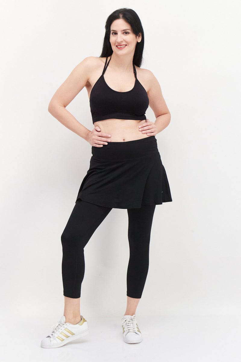 EVERLAST بنطال رياضي نسائي ضيق للتمرين، أسود - Image 2