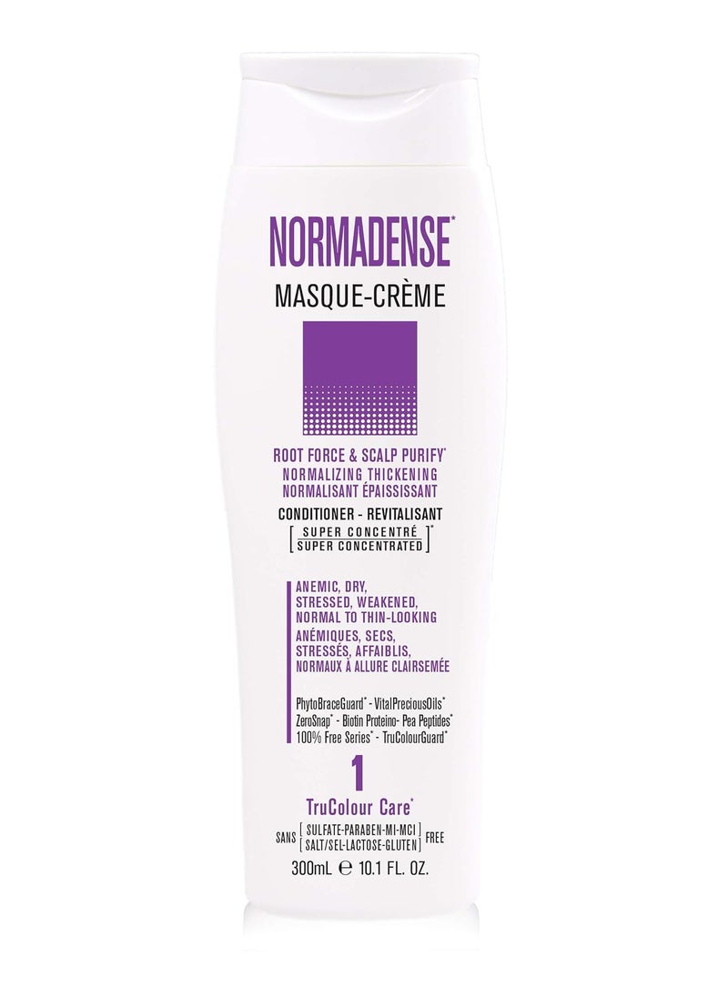 SNOBGIRLS NORMADENSE 1 Vegan Biotin Conditioner Thickening, Strengthening 1 Minute Hair Mask for for Thin-Looking Hair with Argan Oil, Ceramides, Niacinamide and Biotin 