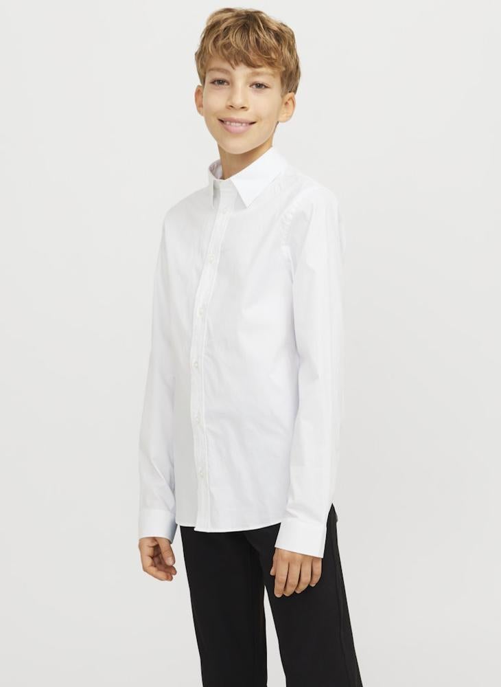 Jack & Jones Junior Kids Jjeaxel Stretch  Stretch Regular Fit Shirt  - Image 1