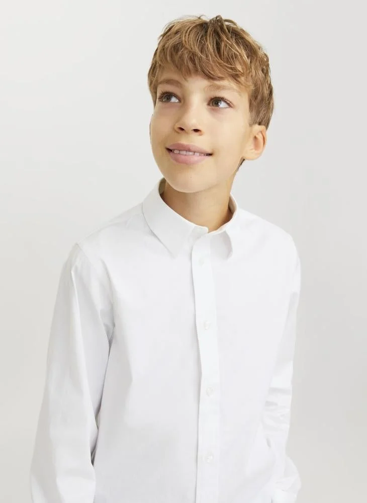 Jack & Jones Junior Kids Jjeaxel Stretch  Stretch Regular Fit Shirt