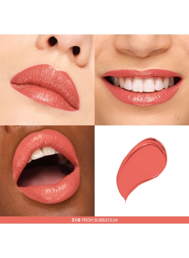 MAKE UP FOR EVER Rouge Artist For Ever - Satin-210-Fresh Bubblegum Long Wearing Satin Hydrating Lipstick - Image 3
