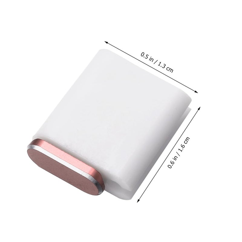 Dust Plug For Mobile Phones Aluminum Alloy Charging Port Protector White 2 Pack - Image 4