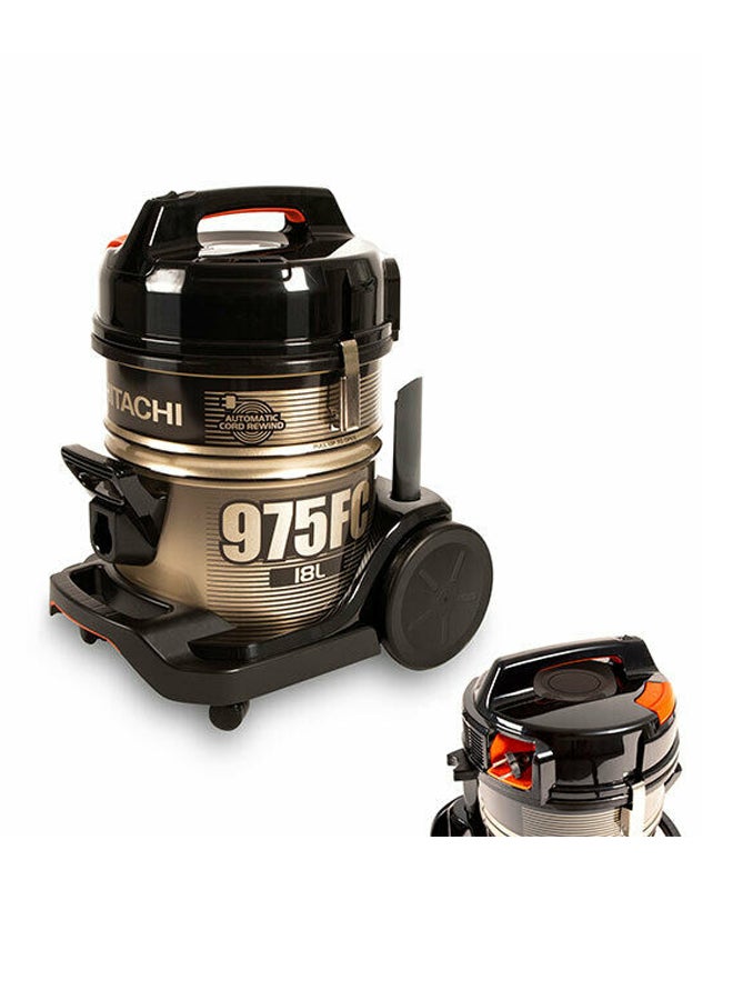 HITACHI Vacuum Cleaner 18 L 2200 W CV-975FC SS220 GB Gold/Black - Image 3