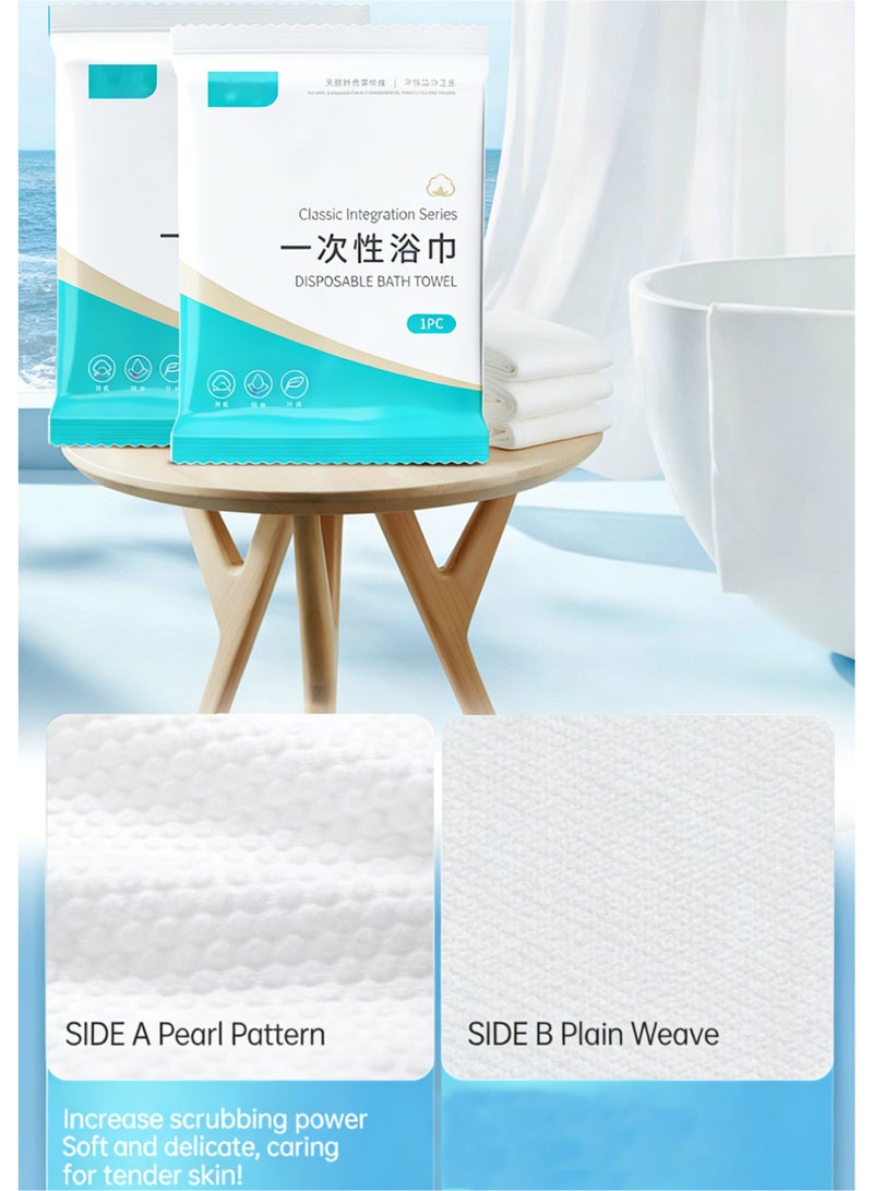 LuckSa Disposable Bath Towel and Towel 8-Piece Set, Body Towel with Powerful Water Absorption, Portable Travel Towel for Travel,Hotel, Trip, Camping, 60 * 120cm and 30 *60cm - Image 5