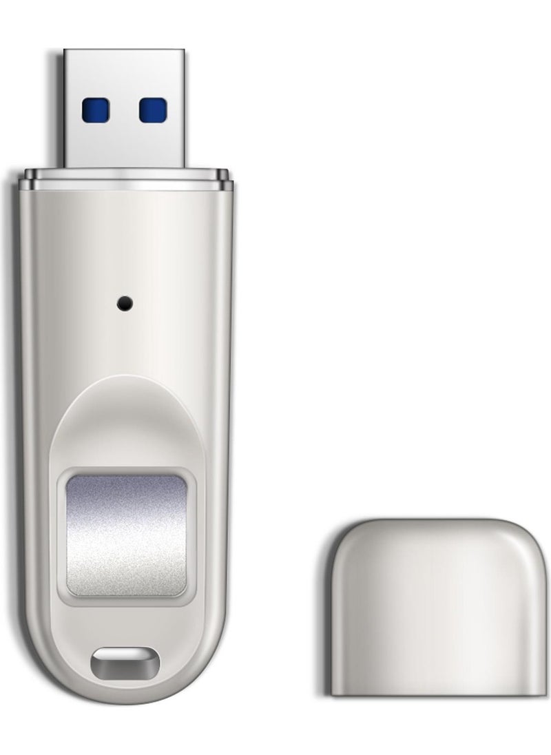 DM FD069 Encrypted USB 3.0 64GB Flash Memory with Fingerprint Reader  - Image 1