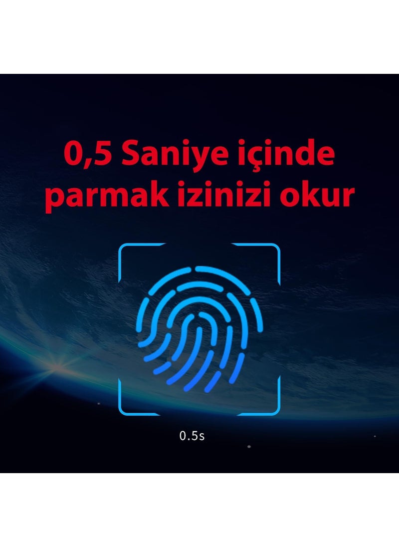 DM FD069 Encrypted USB 3.0 64GB Flash Memory with Fingerprint Reader  - Image 4