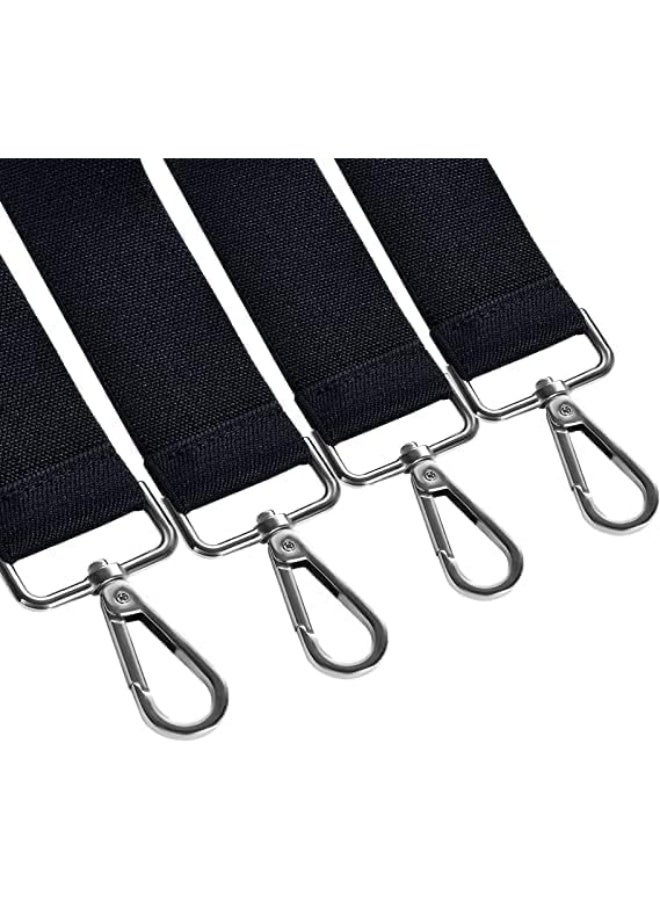 ChicAbode Suspenders for Men, X-Back, Solid Color Heavy Duty Suspenders Wide Adjustable, Men's Suspenders with 4 Snap Hooks - Image 5