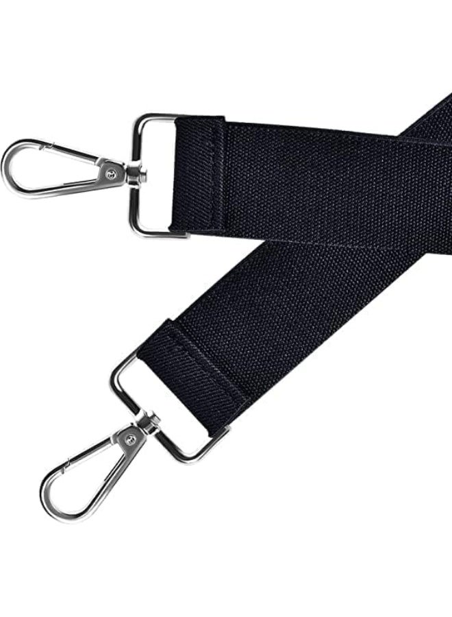 ChicAbode Suspenders for Men, X-Back, Solid Color Heavy Duty Suspenders Wide Adjustable, Men's Suspenders with 4 Snap Hooks - Image 3