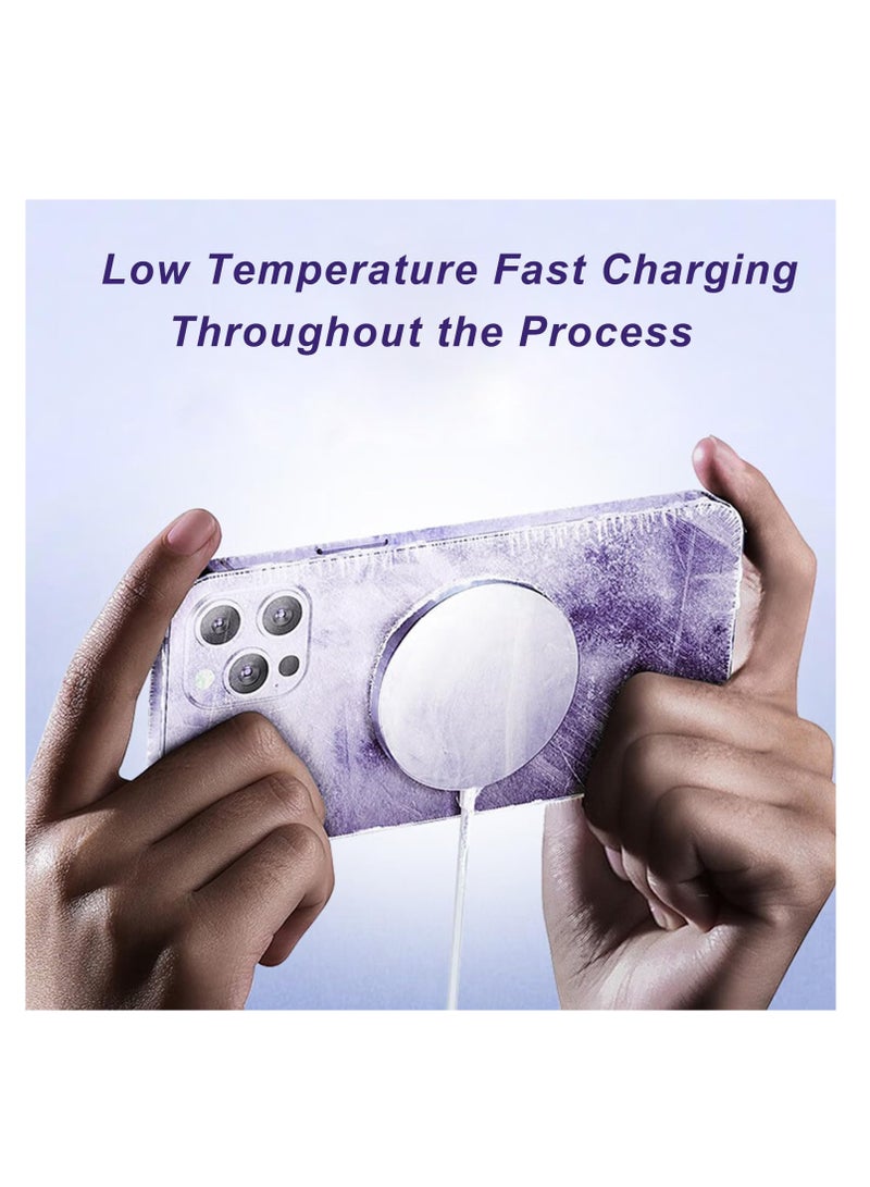 general 15W MagSafe Charger ,iPhone Magnetic Wireless Charger , Magnetic to USB-C Fast Charge Cable (1M) Compatible iPhone 15/15 Pro Max/15 Pro/14/13/12 Series ,Silver - Image 5