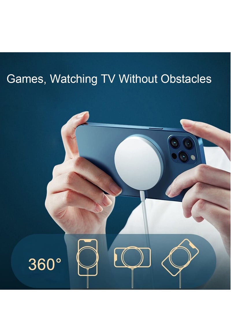 general 15W MagSafe Charger ,iPhone Magnetic Wireless Charger , Magnetic to USB-C Fast Charge Cable (1M) Compatible iPhone 15/15 Pro Max/15 Pro/14/13/12 Series ,Silver - Image 4