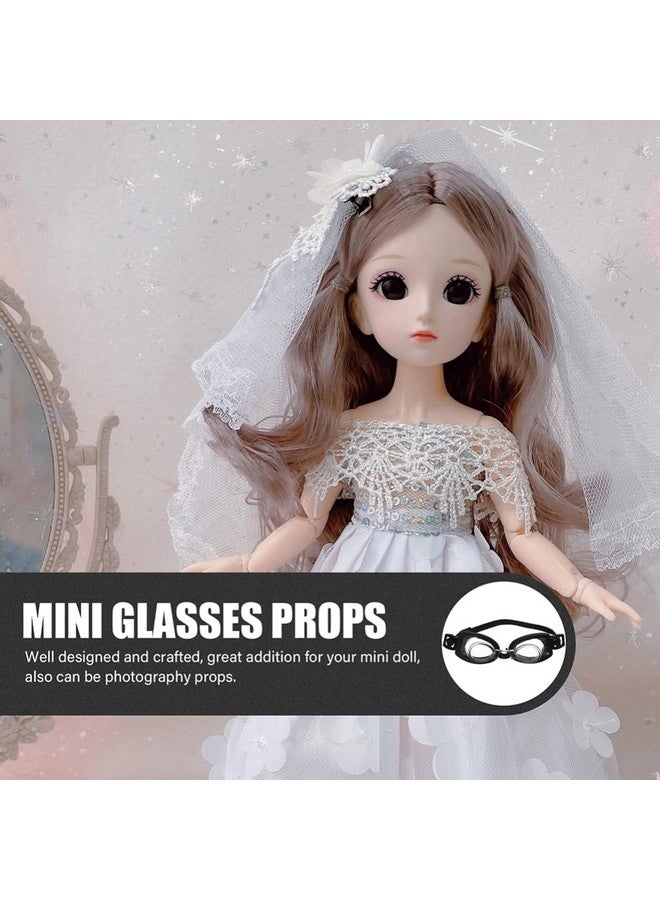 Toyvian 4Pcs Dollhouse Swim Goggle Miniature Swimming Goggles Mini Swim Glasses Water Goggles Doll Accessories Gifts For Kids Girls Boys - Image 5