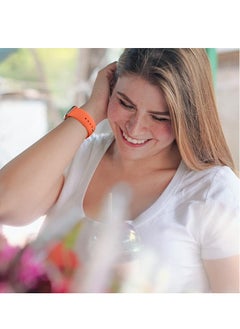 ten.tech Ten Tech Silicone Sport Band for Apple Watch Ultra/Ultra 2 49mm 45mm 44mm 42mm, Waterproof Soft Silicone Sports Band for iWatch Ultra SE 8/7/6/5/4/3/2/1, orange  - Image 3